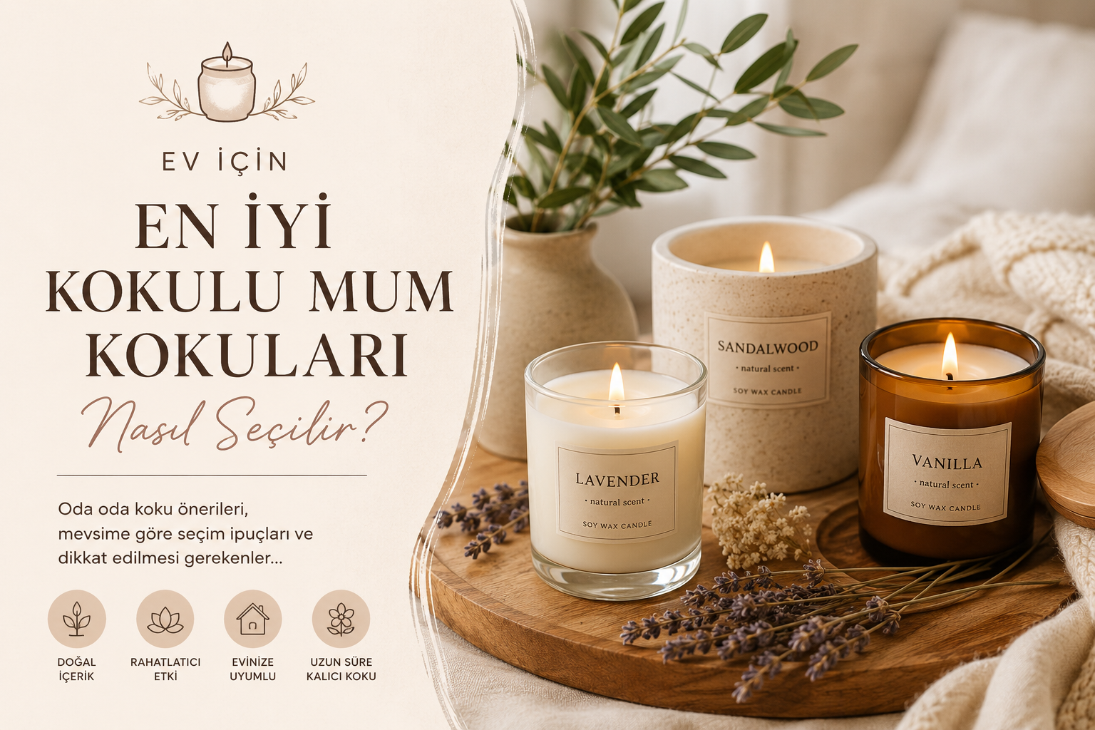 Ev İçin En İyi Kokulu Mum Kokuları Nasıl Seçilir? | Kapsamlı Rehber