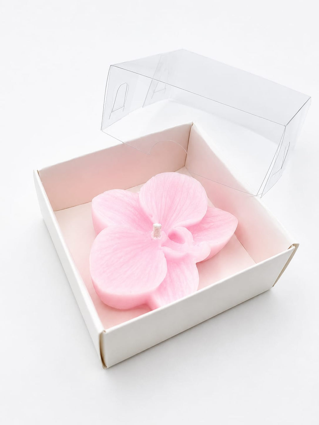 Orkide Çiçek Mum (12'li Paket)